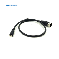 Câble DIN 5P à 3.5mm 50CM 5Pin prise DIN mâle à 3.5 MM femelle SmartPhone AUX casque adaptateur de prise stéréo câble d'entrée
