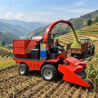 Moissonneuse-broyeuse automotrice 4QZ2100, machine polyvalente pour tiges de maïs, herbe à éléphant et diverses cultures fourragères