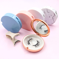 Ensemble de cils magnétiques quantiques 3D à bande complète, marque privée, faits à la main à partir de poils synthétiques, sans amincissant nécessaire