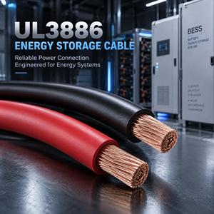 Câble d'alimentation pour stockage d'énergie 1500V DC, fil de cuivre étamé pour l'interconnexion des onduleurs PCS et des systèmes de batteries - Product Image 3