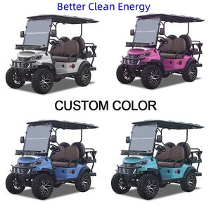 Voiturette de golf électrique de haute qualité voiture de marque en gros 4 places mini voiturette de golf électrique voiturettes de véhicule électrique automatique 48v - Product Image 3