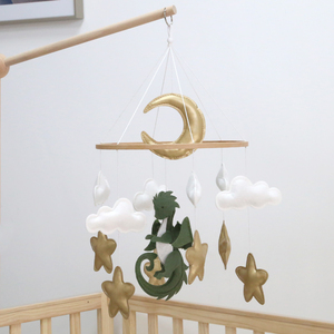 Dragón bebé móvil Fantasía <span class=keywords><strong>Fieltro</strong></span> dragón Bebé cuna móvil <span class=keywords><strong>Cuento</strong></span> de hadas guardería Decoración - Product Image 5