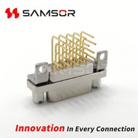 Conector Hembra Rectangular Miniatura Serie J30J, Conector Micro-D de Ángulo Recto J30J-21ZKP