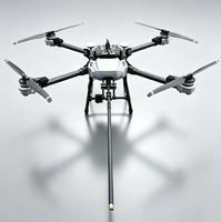 Drone de nettoyage industriel certifié CE, pulvérisation d'eau haute pression, drone de lavage autonome, drone de nettoyage de bâtiments de grande hauteur