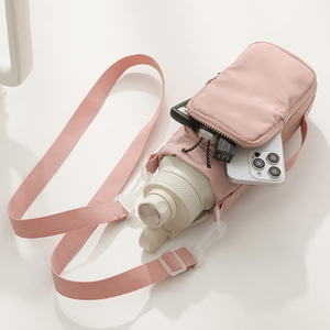 Custom LOGO Waterproof Sports Gym Crossbody <b>Bottle</b> Bag Holder Women Yoga Gym <b>Water</b> <b>Bottle</b> Bag Sling Sleeve <b>With</b> <b>Strap</b> - Product Image 4