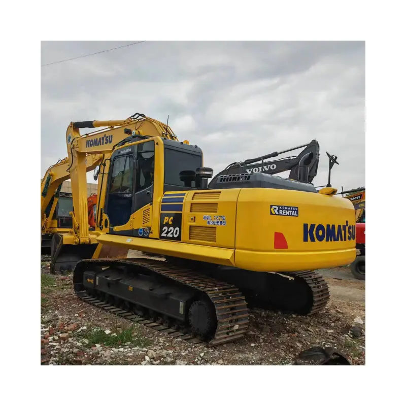 weniger betriebsstunden 22 tonnen gebrauchte bagger komatsu pc220-8 second hand gebrauchtes raupenbagger bagger konform mit eco-label