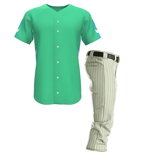 Uniforme de baseball pour hommes en gros, léger, confortable, couleur unie, respirant, logo personnalisé par sublimation, OEM ODM - Product Image 1
