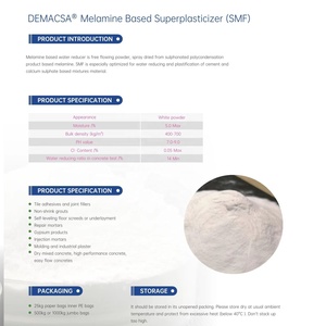 Superplastifiant sulfoné mélamine-formaldéhyde (SMF) pour mortier béton haute gamme réducteur d'eau <span class=keywords><strong>plâtre</strong></span> <span class=keywords><strong>de</strong></span> gypse - Product Image 3