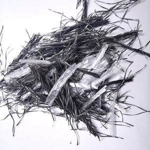 चीन आपूर्तिकर्ता से उच्च शक्ति सिंथेटिक फाइबर के लिए 54 मिमी ग्रे पॉलीप्रोपाइलीन (पीपी) मैक्रो फाइबर - Product Image 5