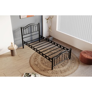 BELİNAY Struttura Letto in Metallo Durevole Silenziosa 6 Gambe di Supporto T 10 Listelli Profilati Altezza 28 cm Colori Opachi a - Product Image 3