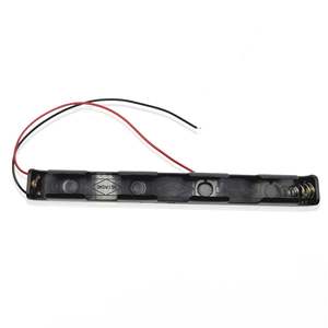 กล่องใส่แบตเตอรี่3AA กล่องพลาสติกพร้อมสายจูงสำหรับของเล่นไฟฉาย UM-3 No.5เคสใส่แบตเตอรี่ AA - Product Image 5