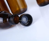 Ambre médical oral liquide pharmaceutique Prometh Codine toux sirop d'érable Wellness Shot mini bouteille en verre avec couvercle blanc