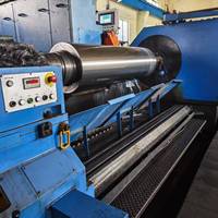 Wear Resistant Cast Iron Roller, Centrifugal Casting Backup Roll Forged Cold-Rolled Work Roll for Steel Mill, Mining Machinery