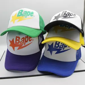 Sombreros de camionero personalizados 2023 con logotipo bordado sombreros de camionero en blanco gorra gorras de diseñadores