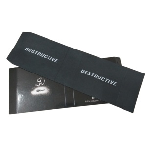 Emballage de manchon en <span class=keywords><strong>papier</strong></span> <span class=keywords><strong>ivoire</strong></span> avec logo personnalisé pour chaussettes, serviettes, boîtes en <span class=keywords><strong>papier</strong></span> de qualité supérieure pour la maison - Product Image 1