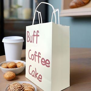 Bolsas de Papel Kraft Impresas Premium de Alta Calidad, Personalizadas con Marca, para Cafeterías y Empaque de Regalos - Product Image 4