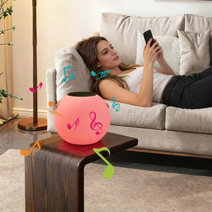 Lampes décoratives LED RGB portables, haut-parleur, lampe de nuit avec charge USB, étanche IP65 pour l'extérieur, la maison, lumière musicale multicolore - Product Image 3