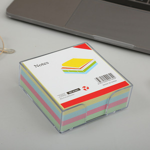 Hộp nhựa huỳnh quang bút chủ sáng tạo giấy trắng gạch văn phòng ghi chú Origami màu giấy lõi màu lá lỏng lẻo - Product Image 3