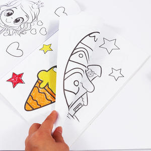 Foska 48 pages <span class=keywords><strong>livre</strong></span> magique changer <span class=keywords><strong>de</strong></span> couleur dans l'eau <span class=keywords><strong>livre</strong></span> <span class=keywords><strong>de</strong></span> bain éducation précoce jouet sensoriel doux enfants papier coloriage <span class=keywords><strong>dessin</strong></span> <span class=keywords><strong>livre</strong></span> - Product Image 6