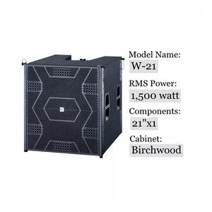 Sistema de Sonido Activo/Pasivo Pro Factory de 12 Pulgadas W-3&w-21/ W-3p&w-21p - Product Image 2