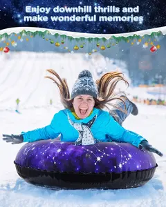 Baquet drôle populaire de neige d'air de PVC de sport d'hiver pour des traîneaux gonflables de canapé de tube de jet <span class=keywords><strong>ski</strong></span> et des tubes de neige - Product Image 4