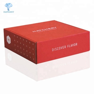 Customized Logo Hot Sale High Quality A4 E Flute Red Corrugated Mailer <b>Box</b> - Product Image 5