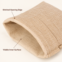 Sacs en lin personnalisés avec logo, sacs de rangement rustiques, sacs d'emballage, sacs de rangement personnalisés, fournisseur OEM ODM