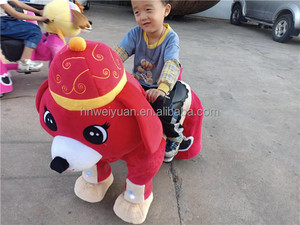 12V ổ đĩa pin tùy chỉnh gấu đi xe trên đồ chơi động vật Kiddie đi xe cho trung tâm mua sắm điện cơ giới sang trọng 1 người/xe CE ISO DC24V - Product Image 3