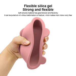 Juego de Vajilla Infantil Reutilizable y Ecológico, Cuchara y Tenedor Suaves de Silicona de Grado Alimenticio, Plato para Alimentación de Bebés - Product Image 3