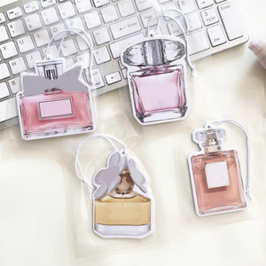 자동차 용 공장 가격 향수병 디자인 공기 청정기 맞춤형 럭셔리 지속 향수 종이 공기 청정기 - Product Image 2