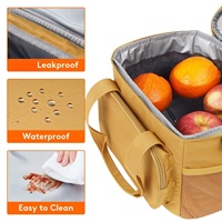 Sac isotherme réutilisable pour le déjeuner, pour hommes et femmes, sac à lunch portable, durable, étanche, en Oxford, sac isotherme pour le camping