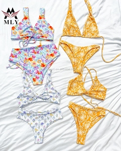 MLY High Quality Swimwear Allover Print Floral <strong>Bikini</strong> <strong>String</strong> Thong <strong>Bikini</strong> Manufacturer - Product Image 6