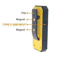 500 Lumen LED COB Work Flashlight USB Rechargeable Magnetic Nebo Slim Pocket Flashlight Work Light With Clip