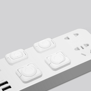 Socket Protective Cover White Plastic Safety Plug For Babies And Children Household Electrical Outlet Protection - Product Image 3