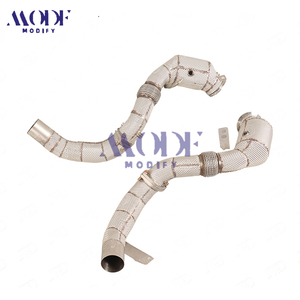Downpipe à haut débit pour <span class=keywords><strong>BMW</strong></span> Nouvelle <span class=keywords><strong>M850i</strong></span> XDrive <span class=keywords><strong>Gran</strong></span> <span class=keywords><strong>Coupé</strong></span> 4.4T V8 – Amélioration des performances, optimisation de l'accélération turbo et puissance du moteur - Product Image 5