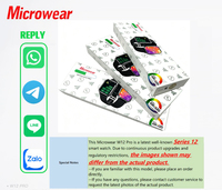 Smartwatch Serie Top Level 12 Pro, Design Impermeabile, Schermo Amoled Oled, Chat WhatsApp, Risposta Rapida, W12p W12 Pro