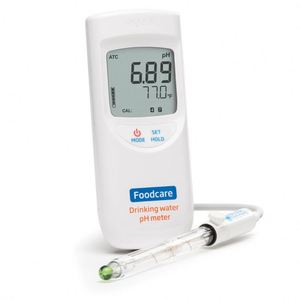 HANNA HI99192 Mètre de pH portable pour l'eau potable, mesure de l'acidité, du TDS et de la température, pour l'analyse industrielle de la conductivité faible - Product Image 1