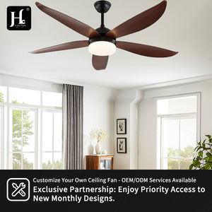 Ventilateur de plafond moderne de 52 pouces, télécommande légère - Style minimaliste nordique, vitesse variable - Ventilateur de plafond électrique - Product Image 5