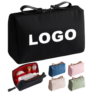 Bolsa de Cosméticos Personalizada al por Mayor de Fábrica con Logotipo, Bolsa de Cosméticos Impermeable de Poliéster, Bolsas de Aseo Personalizadas para Mujer - Product Image 1