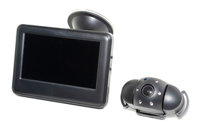 Caméra vidéo sans fil intelligente avec vision nocturne 720P, 4,3 pouces, ABS blanc, audio, télécommande filaire, moniteur pour bébé, voiture - Product Image 5