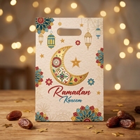 Süßigkeitentüten EID Feiertagsgeschenktüten 10/25/50 Stück/Beutel 16,5*25cm Ramadan Süßigkeitentüten Islamische Muslimische Geschenktüten Eid Dekoration Geschenktüten