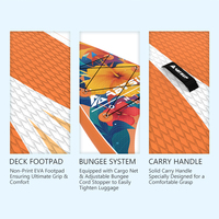 Planche à pagaie gonflable OEM 10,6'x32"x6" Drop Stitch DWF CE EN ISO avec impression UV personnalisée