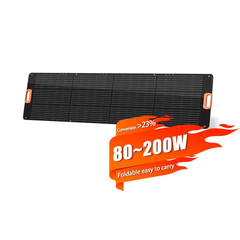 2024 High Efficiency 80W/100W/<strong>200W</strong> Mono <strong>Solar</strong> <strong>Panel</strong> Foldable Mini Perc Topcon <strong>Panel</strong> with Glass Front Cover OEM Power