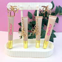 Gloss à lèvres brillant en gros avec porte-clés, brillant et scintillant, de haute qualité, végétalien, marque privée