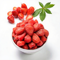 Hoge Kwaliteit Zoete Chinese Gedroogde Aardbei Fruit Snack Groothandel Levering