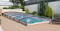 Serre de jardin mobile AS2047 au design moderne personnalisé, serre pliable en aluminium