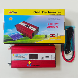 Onduleur solaire photovoltaïque à onde sinusoïdale pure, faible bruit, 600W-5000W, chargeur DC 20-60V AC 170-260V, pour raccordement au réseau, vente en gros - Product Image 5