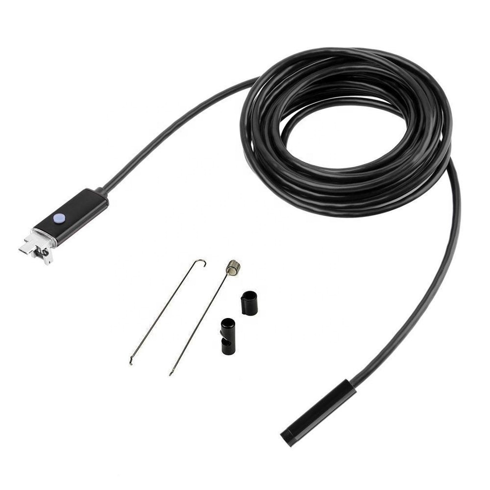 5.5MM Len Ubs <strong>Camera</strong> with 6pcs Adjustable LED Lights Waterproof 2M/5M/10M <strong>Android</strong> <strong>USB</strong> Mobile Phone Compatible Borescope