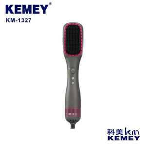 โคเมอิ KM-1327 หวีหนีบผมไฟฟ้า ร้อนเร็ว 30 วินาที ร้อนเร็ว สีเทา สำหรับผมแห้งและเปียก - Product Image 4