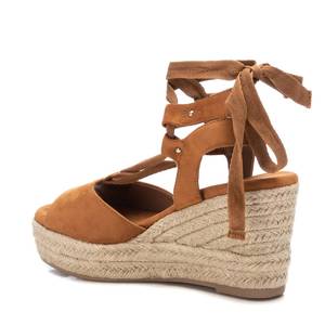 Sandales compensées en cuir pour femme Refresh, hauteur de talon 39, style espadrille - Product Image 3